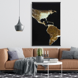 Magnetic 28 x 42 - American continent at night