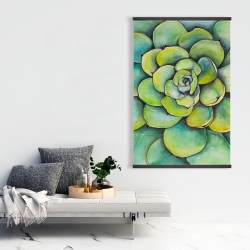 Magnétique 28 x 42 - Succulent à l'aquarelle