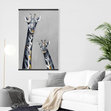 Steel blue giraffe