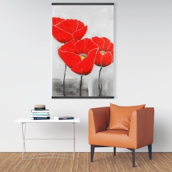 Magnetic 28 x 42 - Three poppies