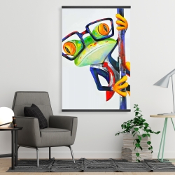Magnetic 28 x 42 - Funny frog with glasses