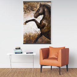 Magnetic 28 x 42 - Horse rushing into the soil