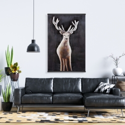 Magnétique 28 x 42 - Chevreuil solitaire
