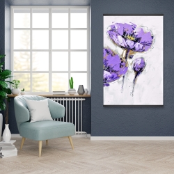 Magnétique 28 x 42 - Anémones mauves