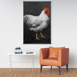 Magnétique 28 x 42 - Poule grise 2