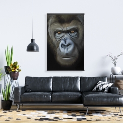 Magnétique 28 x 42 - Visage de gorille