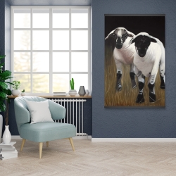 Magnetic 28 x 42 - Two lambs