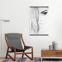 Magnétique 20 x 30 - Portrait noir et blanc