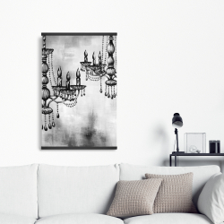 Magnetic 20 x 30 - Two crystal chandeliers