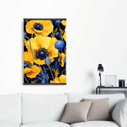 Magnétique 20 x 30 - Jaune et bleu