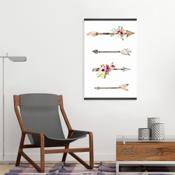 Magnetic 20 x 30 - Arrowheads and flowers