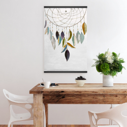 Magnétique 20 x 30 - Attrapeur de rêves avec plumes