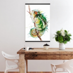 Magnetic 20 x 30 - Watercolor chameleon