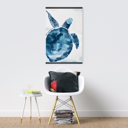 Magnétique 20 x 30 - Tortue bleu