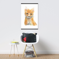 Magnetic 20 x 30 - Watercolor baby fox