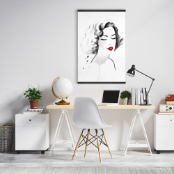 Magnetic 20 x 30 - Watercolor woman