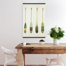 Magnetic 20 x 30 - Colorful nautical oars