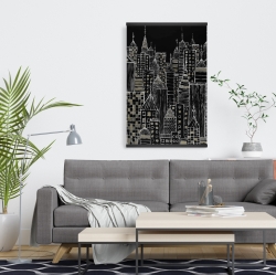Magnetic 20 x 30 - Illustrative city towers