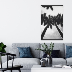 Magnetic 20 x 30 - Monochrome palm trees