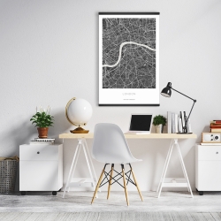 Magnetic 20 x 30 - Graphic map of london