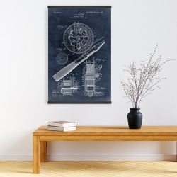 Magnetic 20 x 30 - Blueprint of a fishing reel