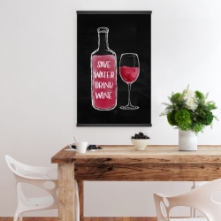 Magnétique 20 x 30 - Sauvez l'eau buvez du vin