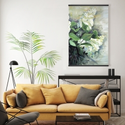Magnétique 20 x 30 - Lilas blanc