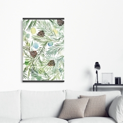 Magnétique 20 x 30 - Motif cocotte de pins