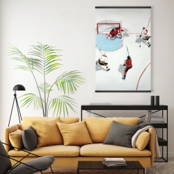 Magnetic 20 x 30 - Eventful hockey game