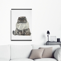 Magnétique 20 x 30 - Chat persan gris bleu