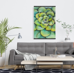 Magnétique 20 x 30 - Succulent à l'aquarelle
