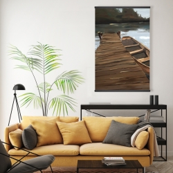 Magnetic 20 x 30 - Lake, dock and boat