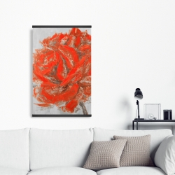 Magnétique 20 x 30 - Rose abstraite