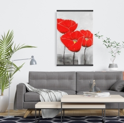 Magnetic 20 x 30 - Three poppies