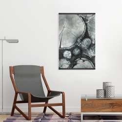 Magnetic 20 x 30 - Textured wooden logs