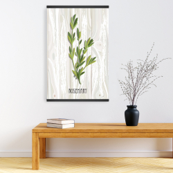 Magnétique 20 x 30 - Romarin sur bois