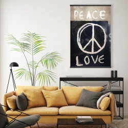 Magnetic 20 x 30 - Peace love