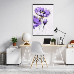 Magnétique 20 x 30 - Anémones mauves