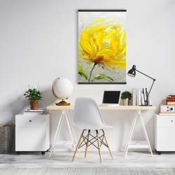 Magnetic 20 x 30 - Yellow fluffy flower