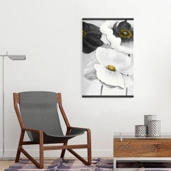 Magnétique 20 x 30 - Assortiments de fleurs blanches