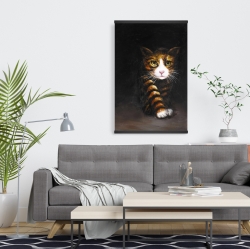 Magnétique 20 x 30 - Chat discret