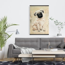 Magnetic 20 x 30 - Small pug dog