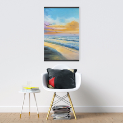 Magnétique 20 x 30 - Coucher de soleil tropical à couper le souffle