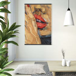 Magnétique 28 x 42 - Plan rapproché d'une bouche