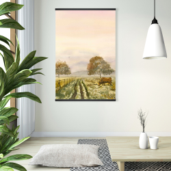 Magnétique 28 x 42 - Doux matin à la campagne
