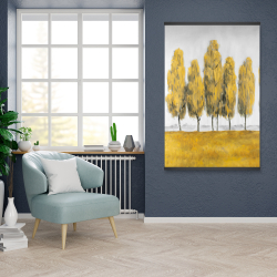 Magnetic 28 x 42 - Abstract yellow trees