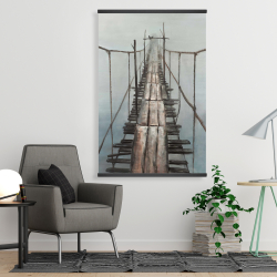 Magnétique 28 x 42 - Vieux pont abandonné