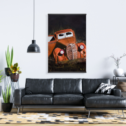 Magnetic 28 x 42 - Humpy old car by night