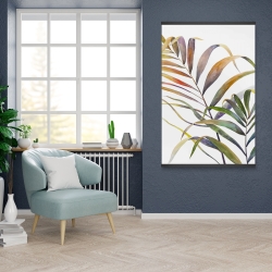Magnétique 28 x 42 - Feuilles de palmiers tropicaux à l'aquarelle