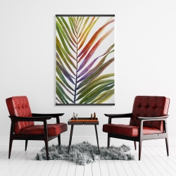 Magnetic 28 x 42 - Watercolor tropical palm leave